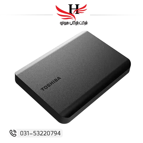 هارد اکسترنال توشیبا 1 ترابایت مدل Canvio Basics مناسب ذخیرهسازی اطلاعات و فروش عمده هیوارو